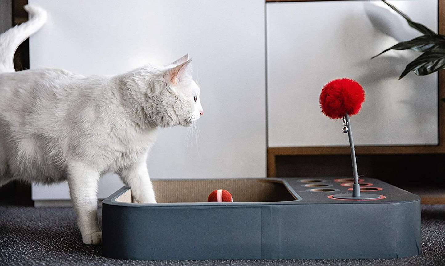 Cat Ball Board Game: Interactive 3-in-1 Toy for Playful Cats