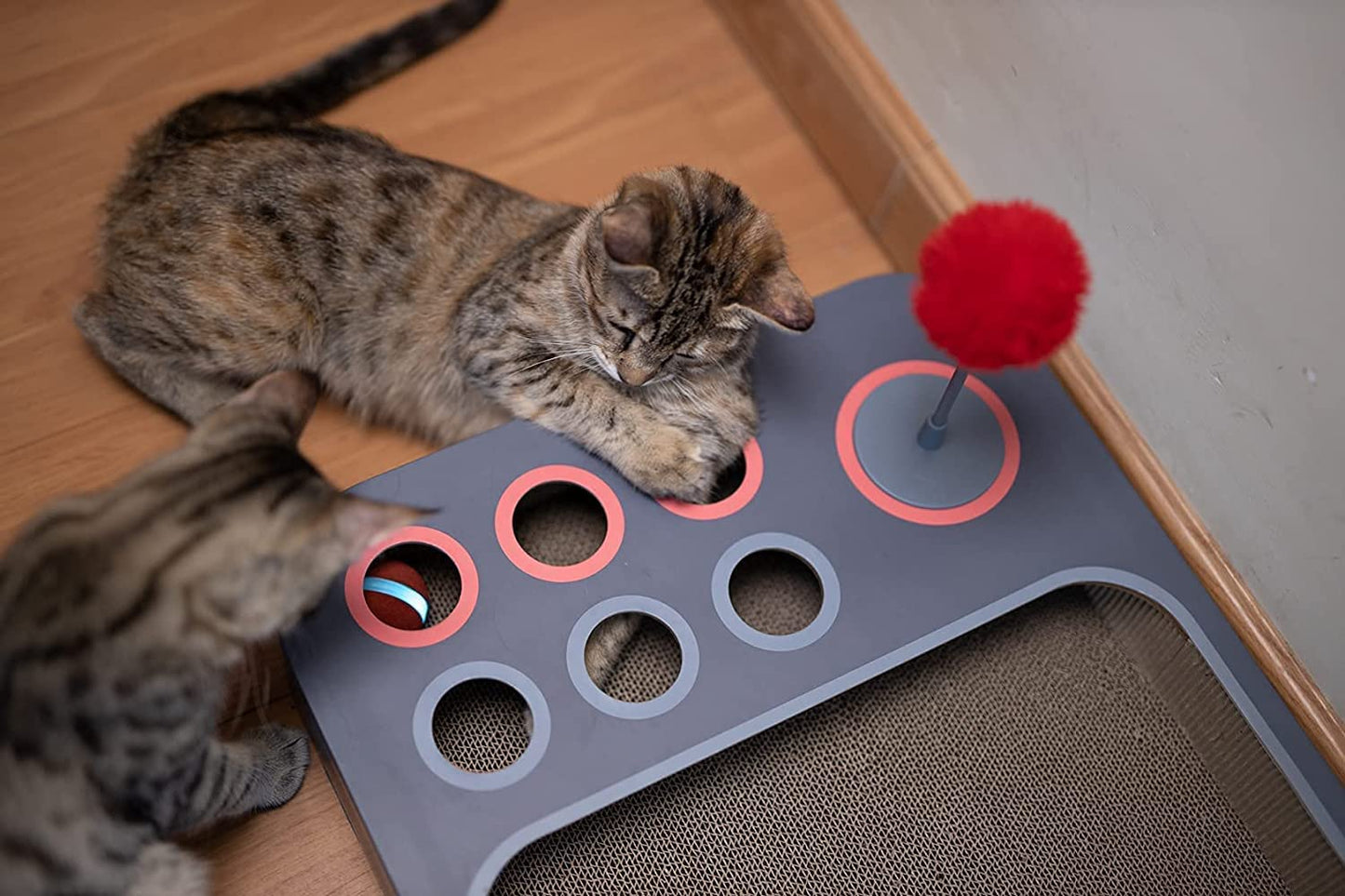 Cat Ball Board Game: Interactive 3-in-1 Toy for Playful Cats