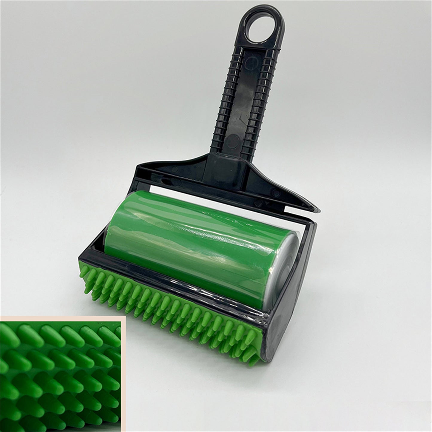 Portable Lint Remover: Sticky Roller for Pet Hair Cleaning