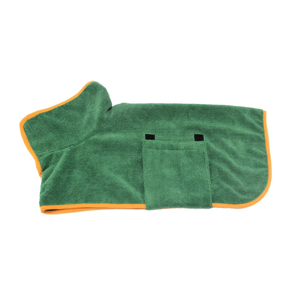 Absorbent Pet Bathrobe