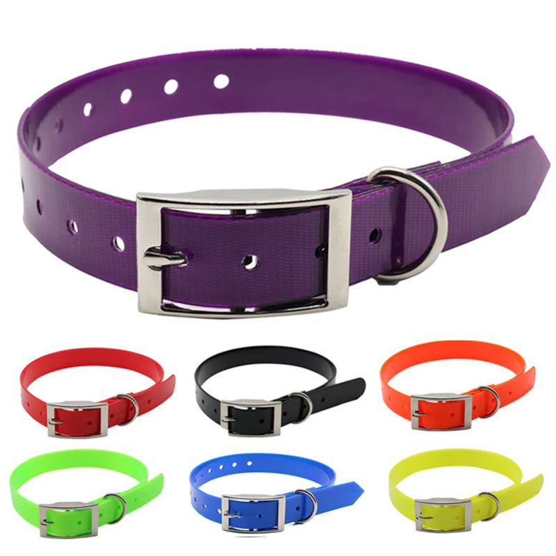 Waterproof Dog Collar: TPU+Nylon Resistant Dirt Collars