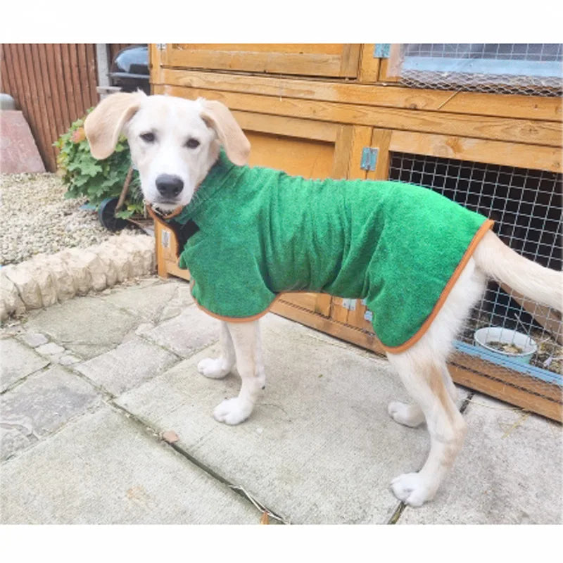 Dog Bathrobe, Quick-drying Towel, Cat Bathrobe, Super Absorbent, Pet Adjustable Fit Towel, Multiple Size Options