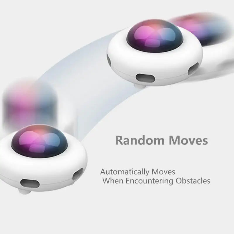 UFO Cat Teaser: Automatic rotating, eco-friendly, pet training toy.