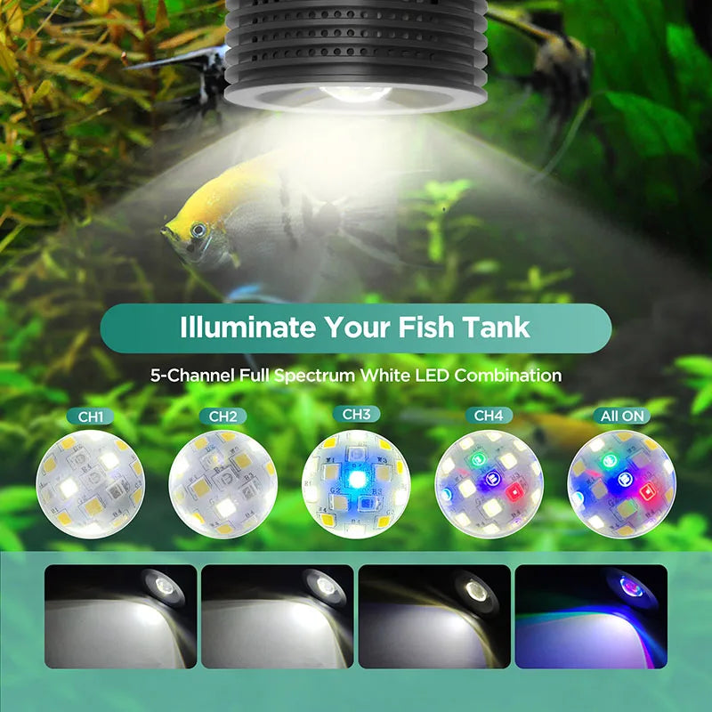 LED Aquarium Light: Coral reef, algae, affordable.
