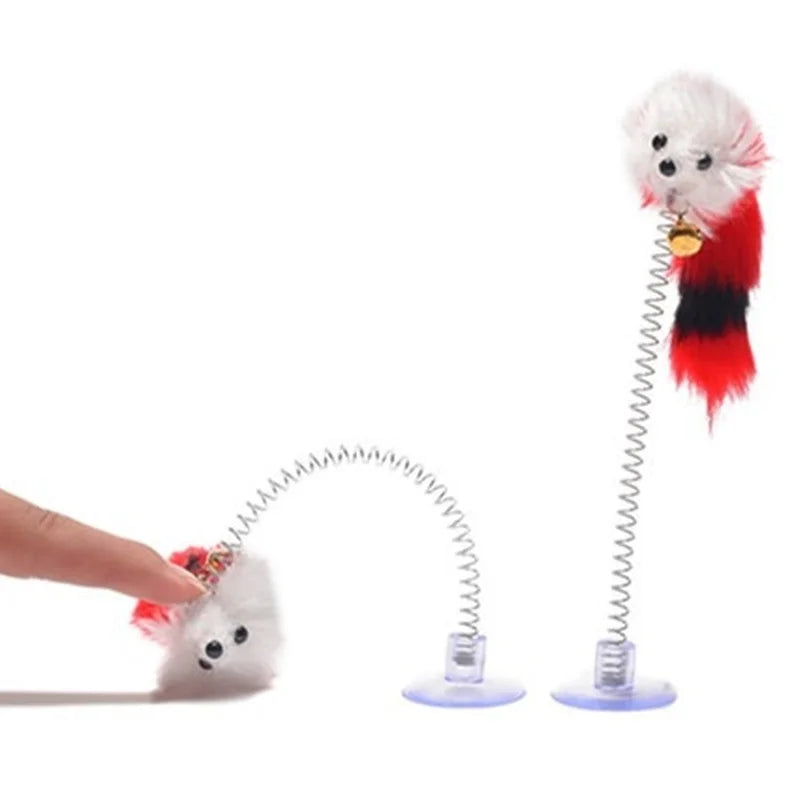 Cartoon Cat Teaser Toy: Keep Your Cat Playful and Engaged!