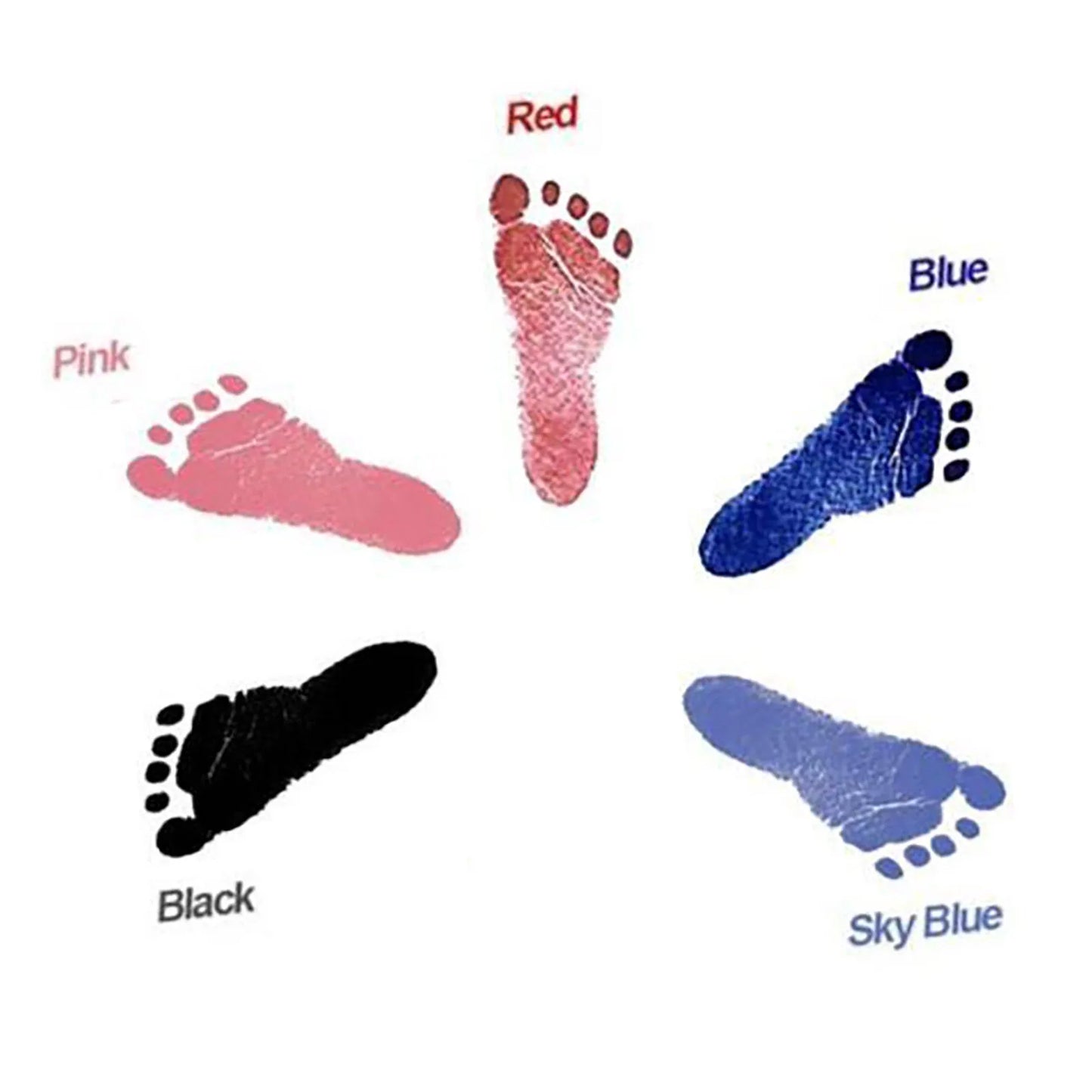Paw Print Ink Pads: DIY Photo Frame Accessory, Newborn Souvenir