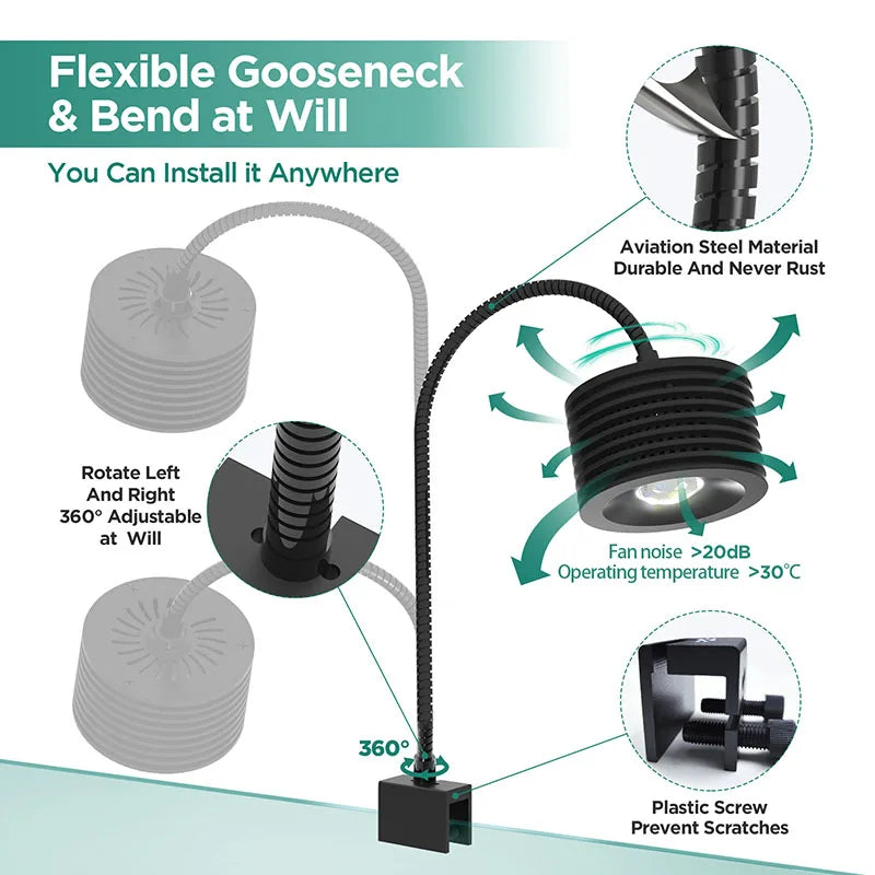LED Aquarium Light: Coral reef, algae, affordable.