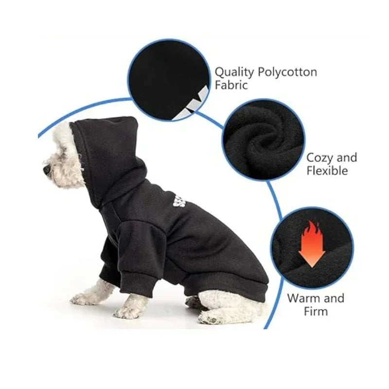 French Bulldog Dog Hoodie: Warm Costume, Small Medium Dogs