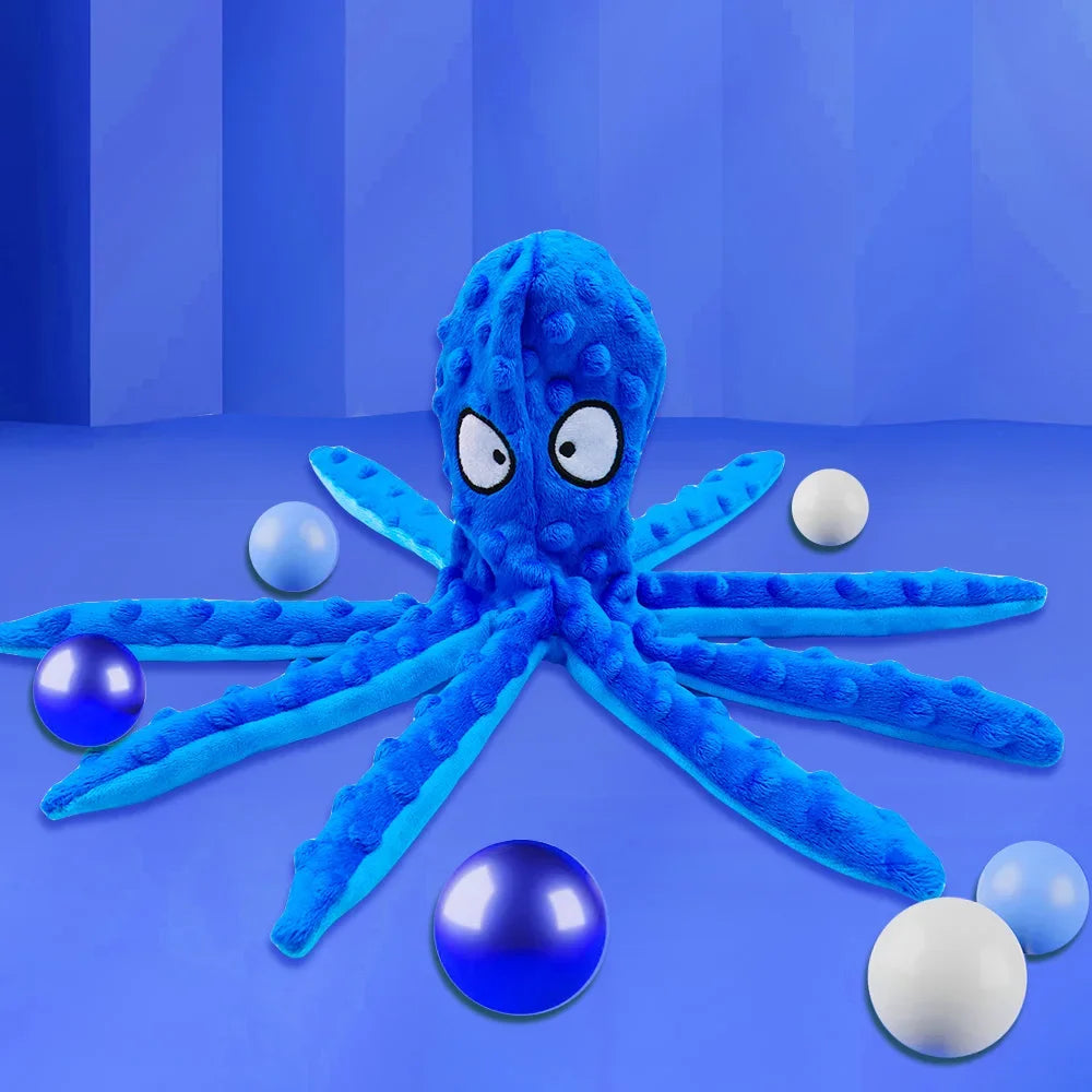 Plush Toy: Interactive, Bite Resistant, Voice Octopus Shell Puzzle