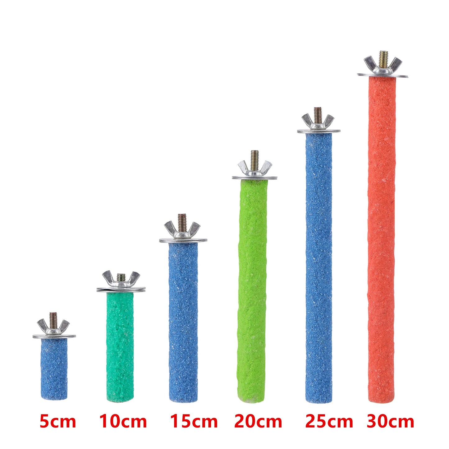 Parrot Grinding Stand: Bird claw and beak care perch.
