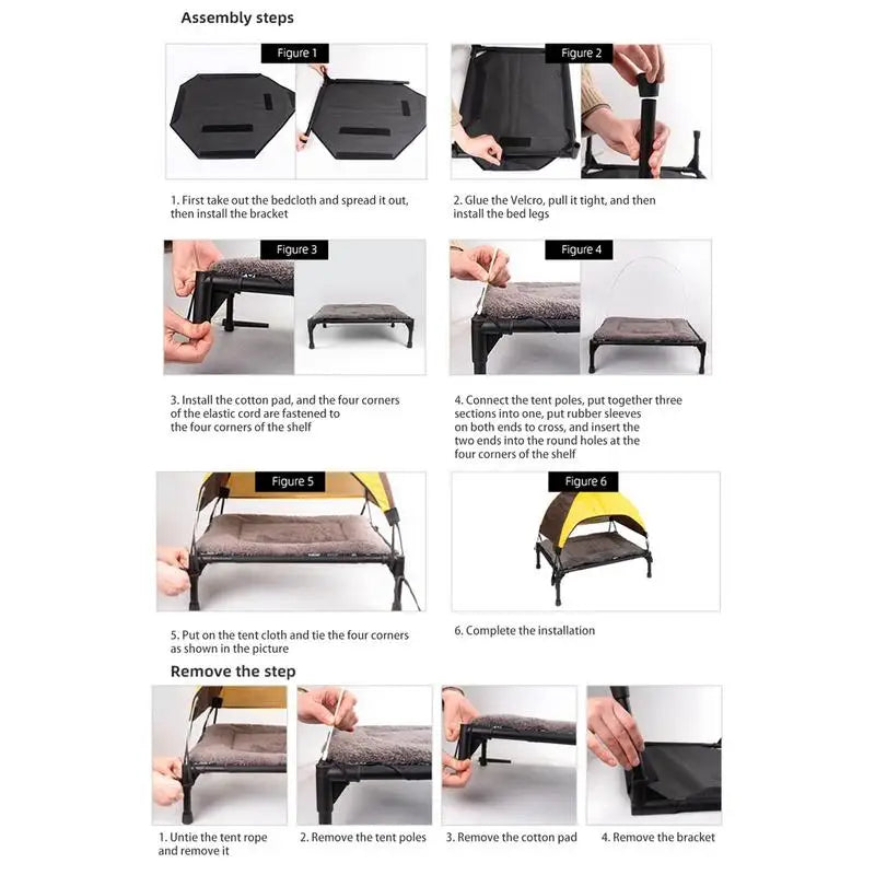 Small Animal Bed: Great for Outdoors
