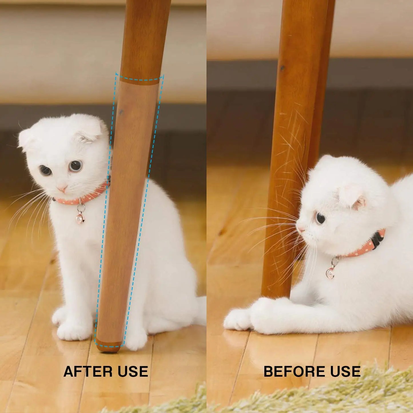 Scratcher Tape: Guards sofa, preserves furniture, couch protector, deterrent pad.