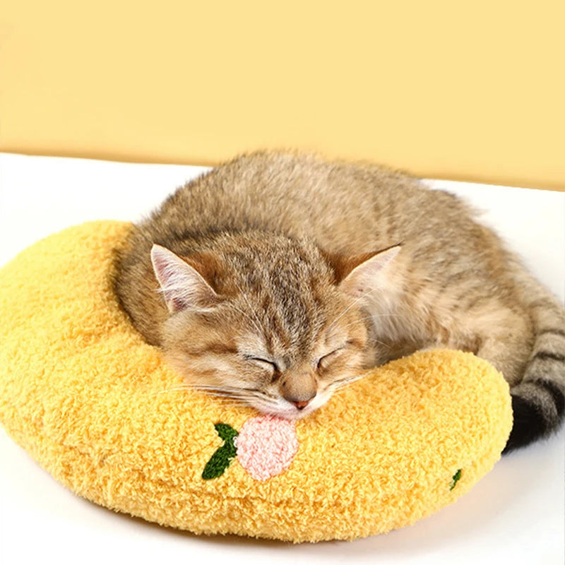 Cat Pillow: Deep Sleep Neck Support for Pets