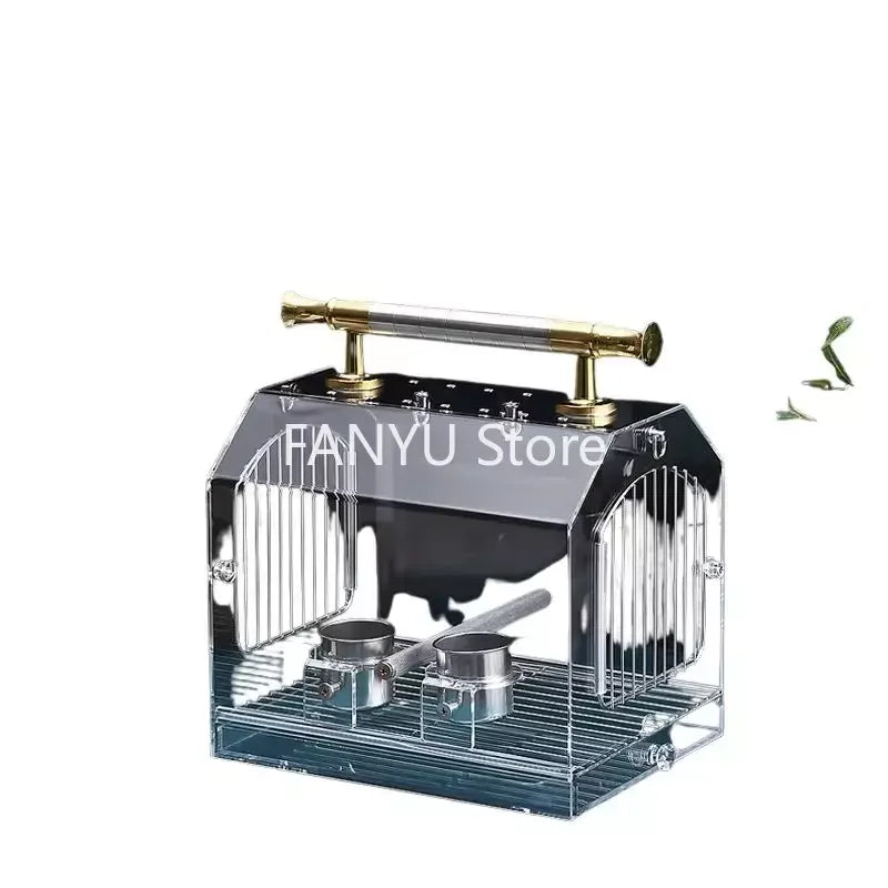 Small-Medium Parrot Cage: Bird-friendly habitat.