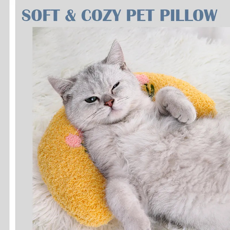 Cat Pillow: Deep Sleep Neck Support for Pets