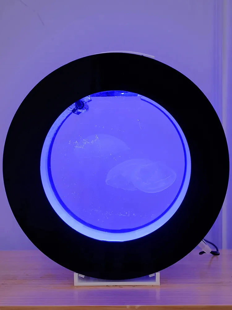 Mini Desktop Jellyfish Tank: Acrylic, Fish Aquarium