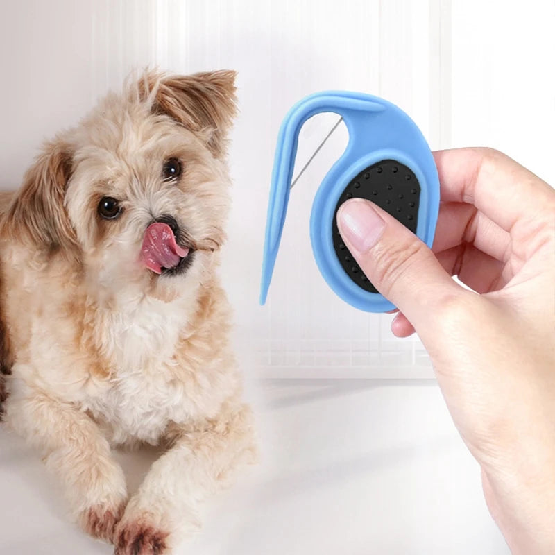 Cat Dog Comb: Open Knot, Shedding Grooming Trimmer Blade Brush