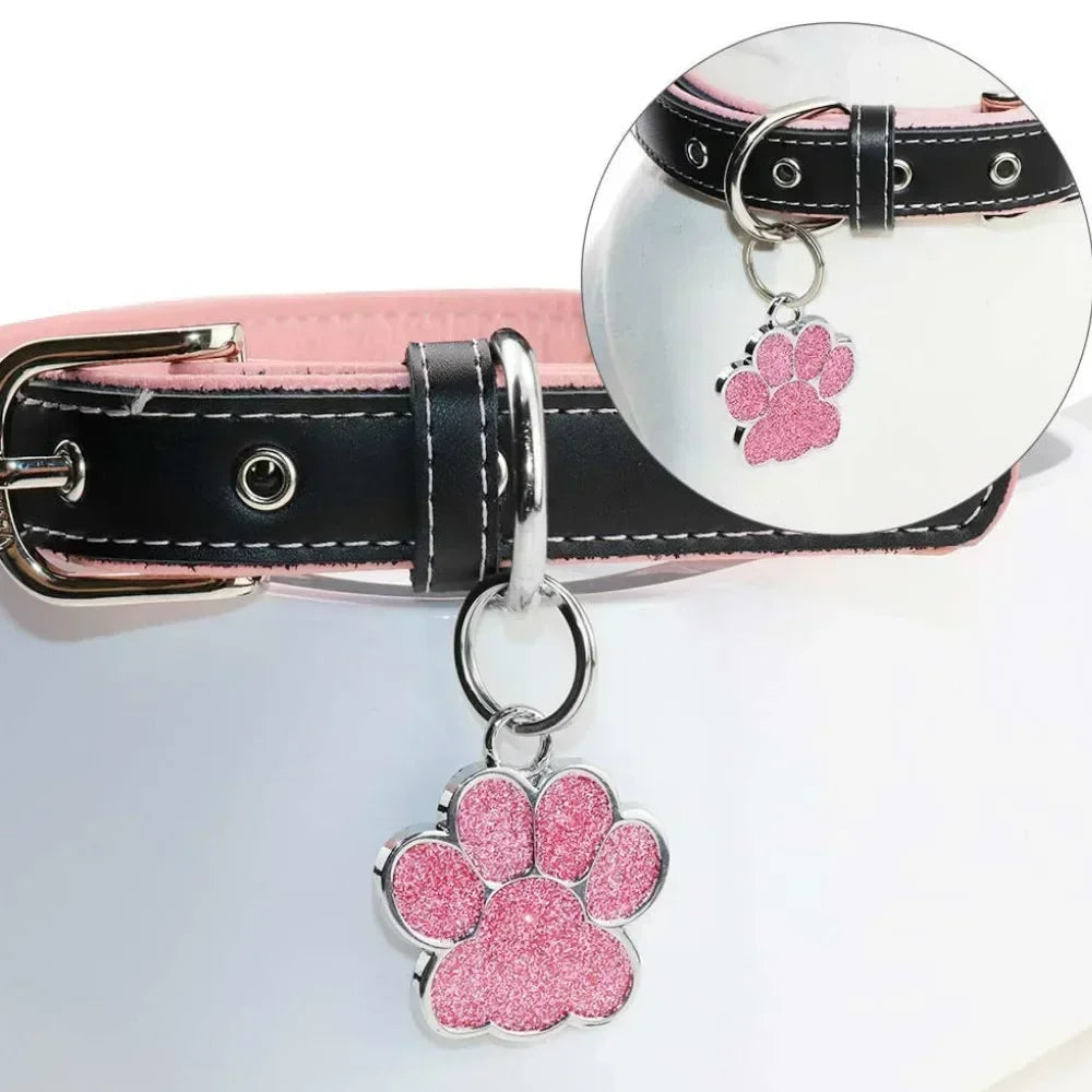 Personalized Dog Cat Tags: Engraved ID Name Collar Pendant