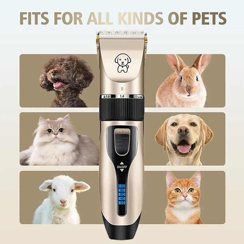 Dog Clippers: Cordless, professional grooming, for pets, rabbits.