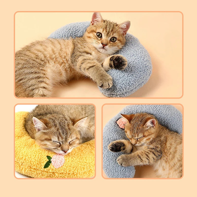 Cat Pillow: Deep Sleep Neck Support for Pets