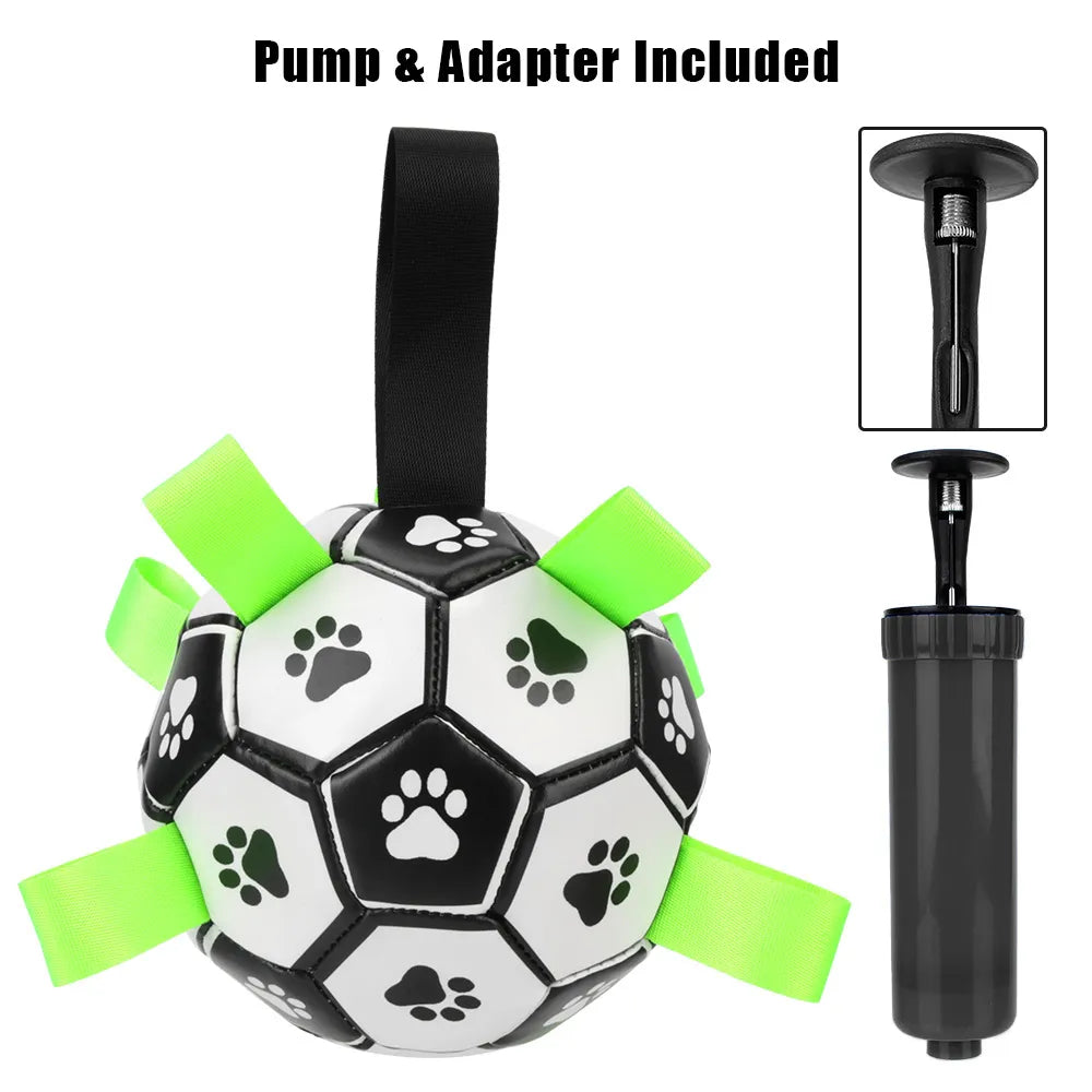 Pet Football Toy: Interactive soccer ball toy for dogs.