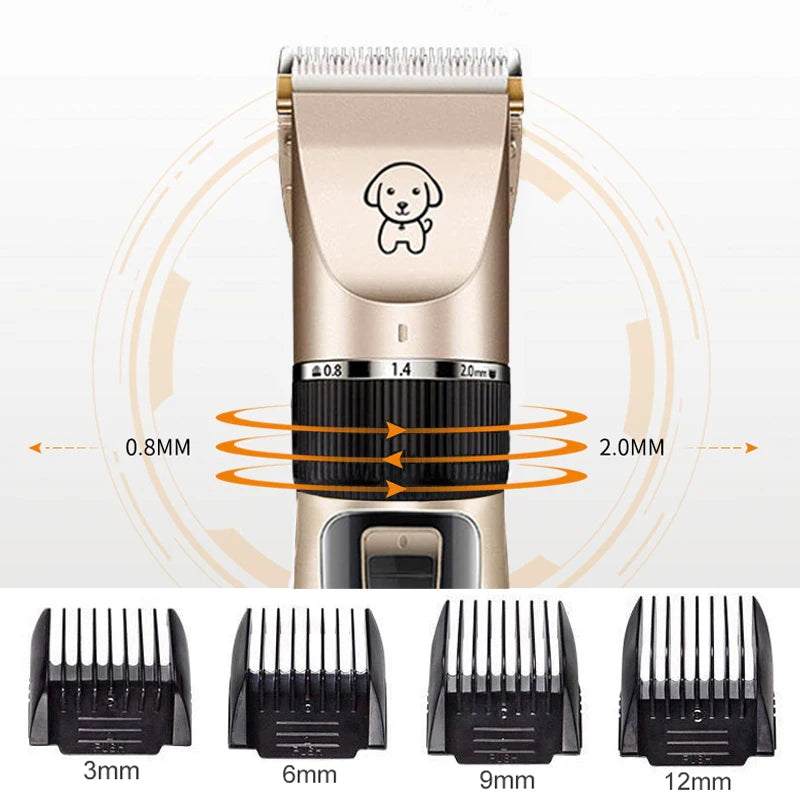 Dog Clippers: Cordless, professional grooming, for pets, rabbits.