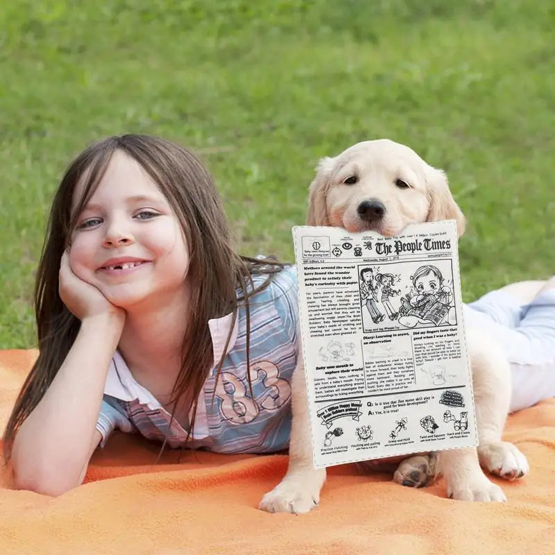 Crinkle Dog Toy: Plush, squeaker, non-aggressive chewers, interactive play.