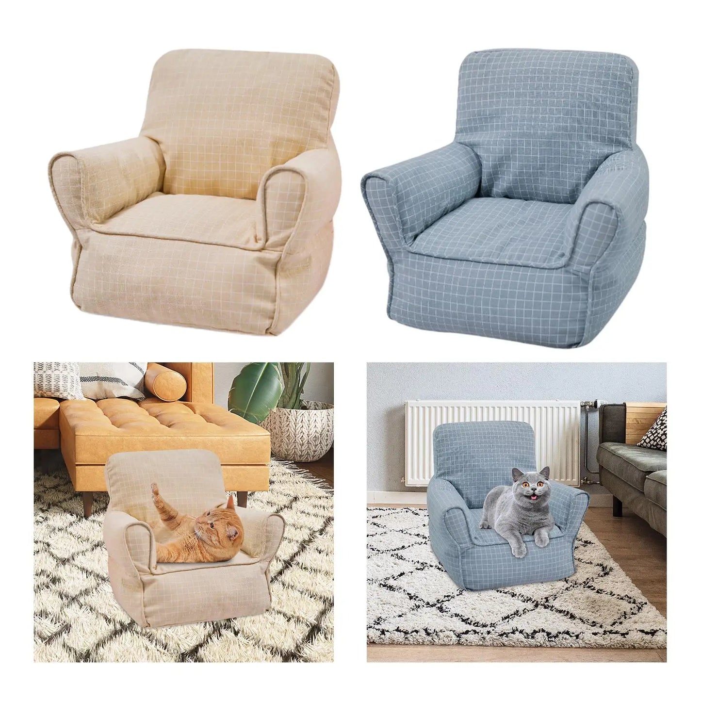 Pet Couch Cushion: Nonslip, Soft Mat, Lounge for Small Animals