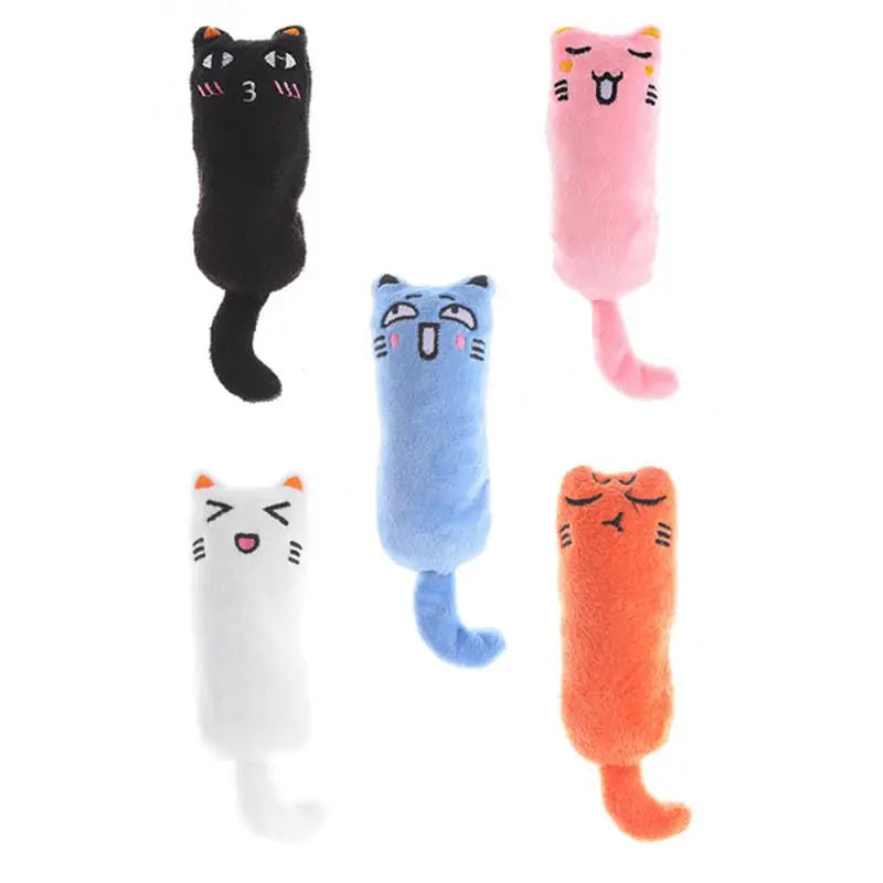 Soft plush catnip toy: Ideal for teeth care, playful kittens.
