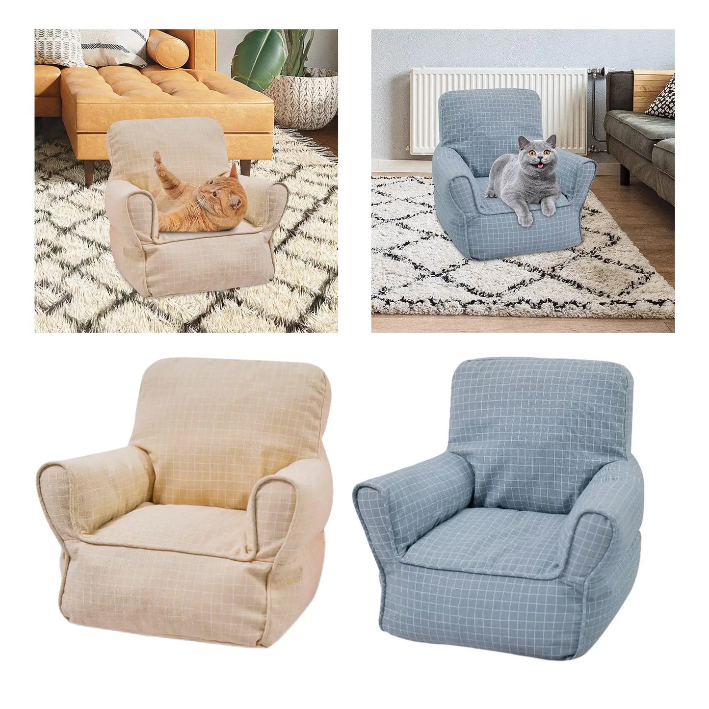 Pet Couch Cushion: Nonslip, Soft Mat, Lounge for Small Animals