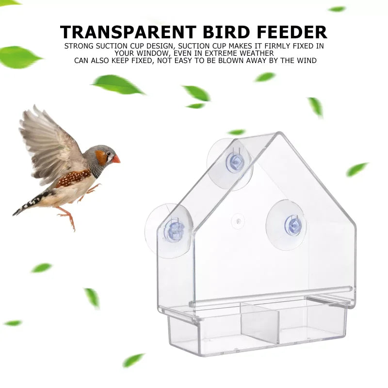 Wooden Bird Feeder House