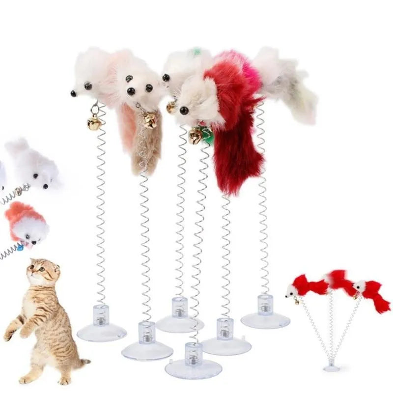 Cartoon Cat Teaser Toy: Keep Your Cat Playful and Engaged!
