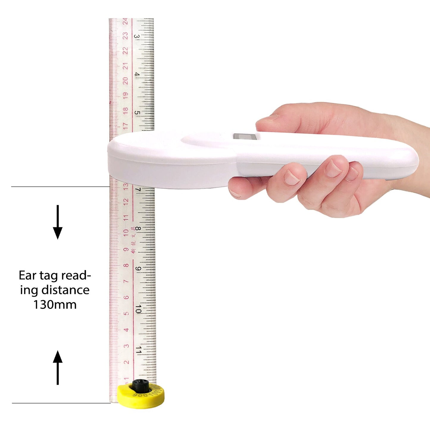 Pet ID Reader: Handheld 134.2Khz OLED Display for Cats and Dogs