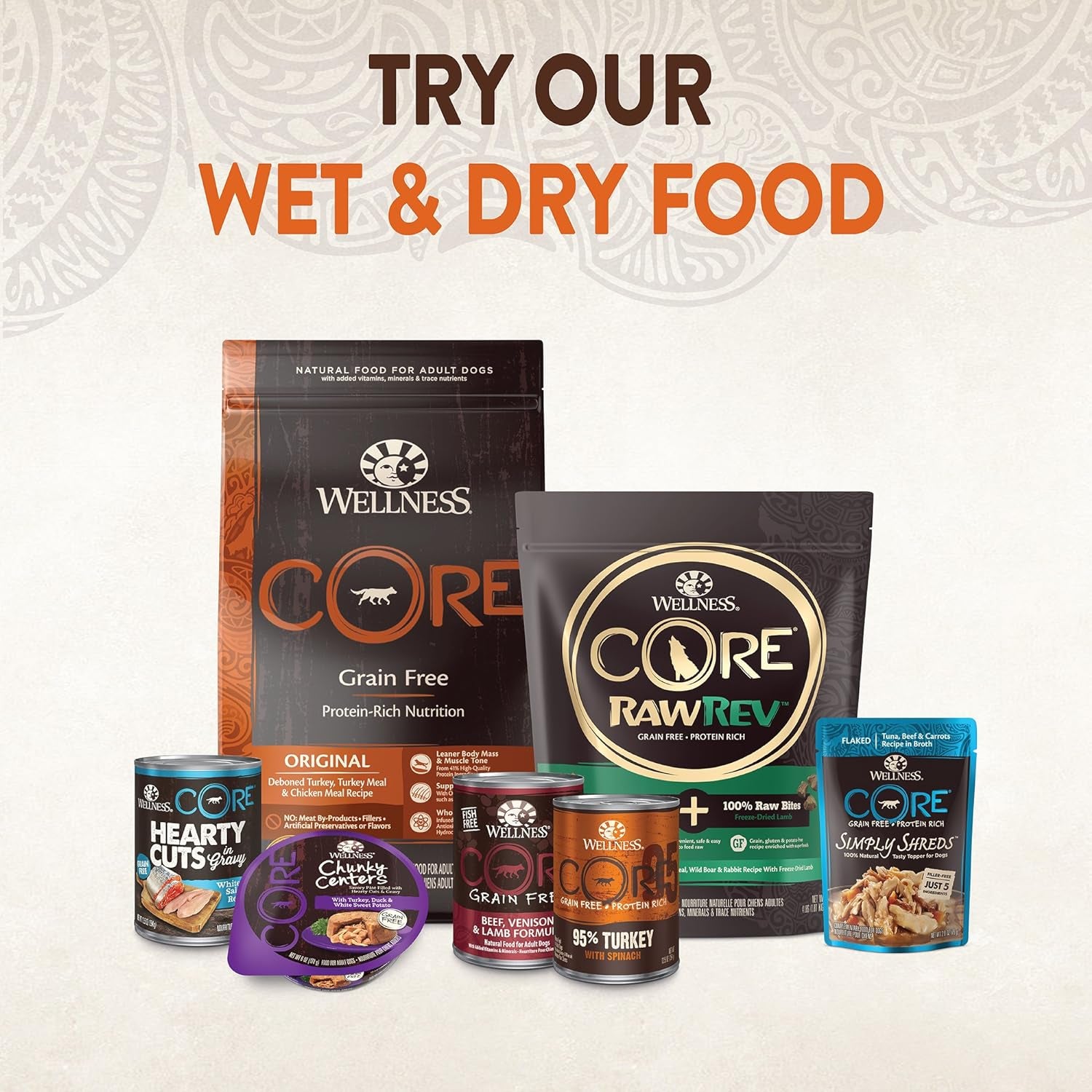 CORE Wellness Power Packed Dog Treats: Tender Jerky, Chicken & Lamb Recipe, 4-Ounce Bag