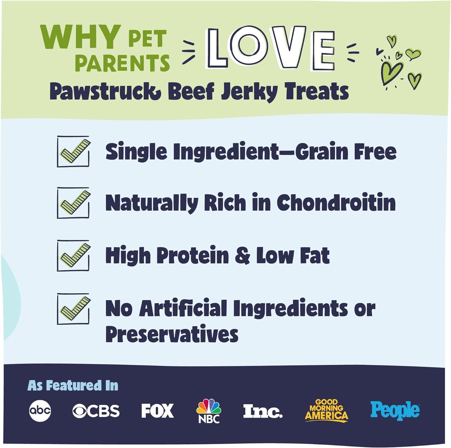 Premium Beef Jerky Dog Treat Chews: Large 10" Strips, Support Hip & Joint Health, No Added Preservatives, 15 Count