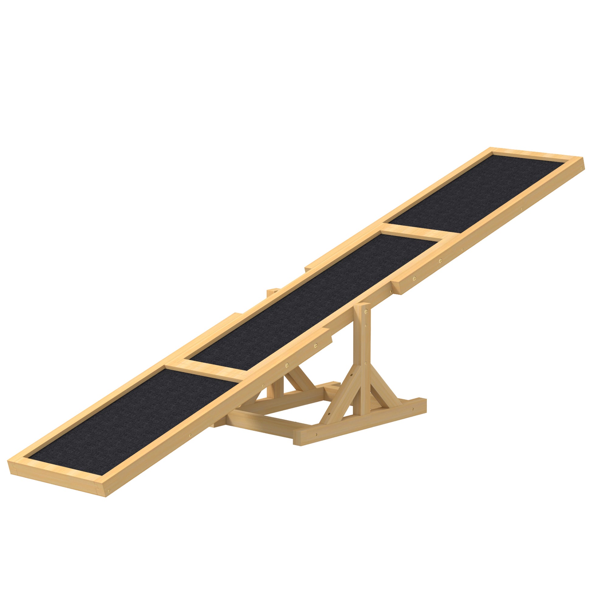 Pet Seesaw: Wooden Dog Training Equipment for Active Play