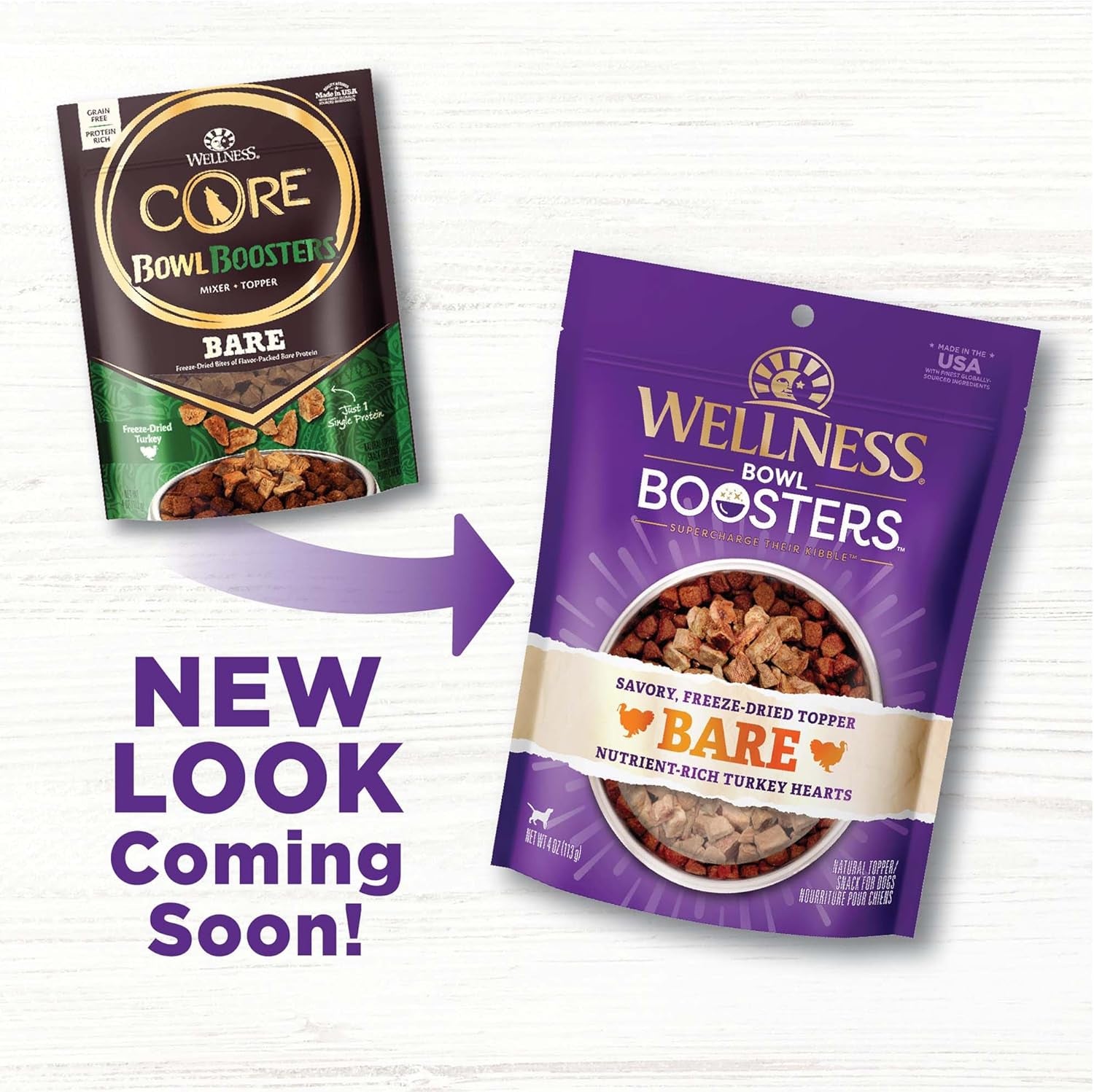 CORE Wellness Bowl Boosters: Grain-Free Turkey, Freeze-Dried mixer, 4 Oz