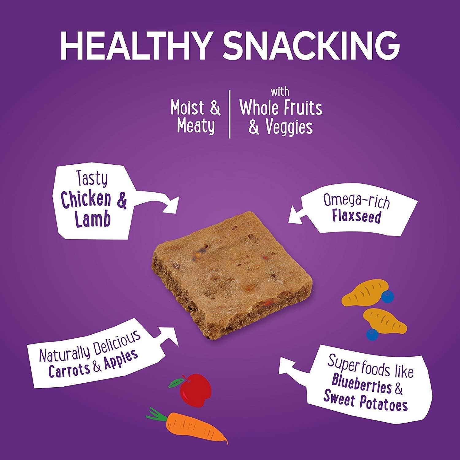 Wellness Rewarding Life Soft Dog Treats: Grain-Free, Chicken & Lamb Recipe, 6-Ounce Bag