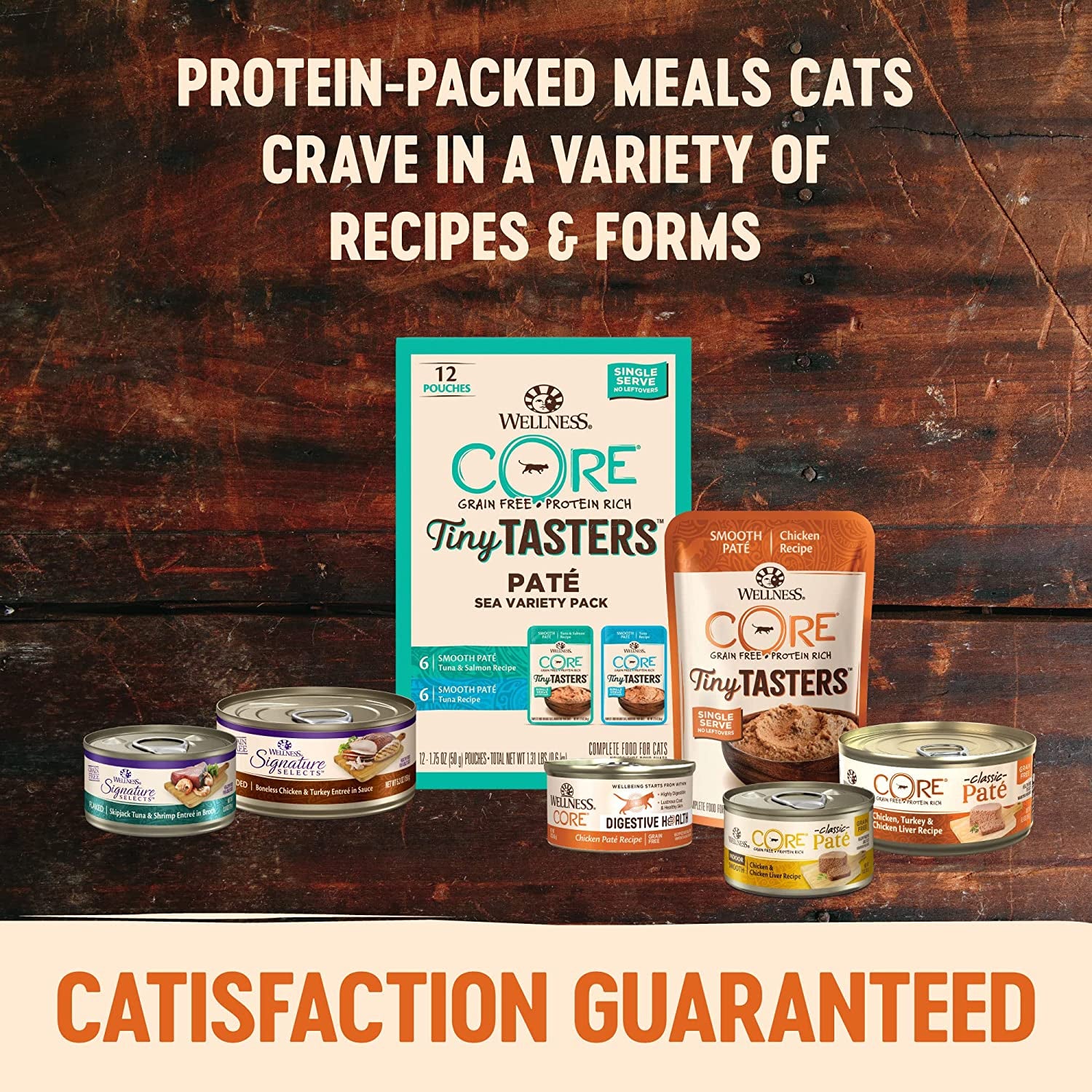Signature Selects Wet Cat Food by CORE Wellness: Grain-Free, Natural, Made with Real Meat (Chunky Beef & Chicken, 2.8-Ounce, Pack of 12)