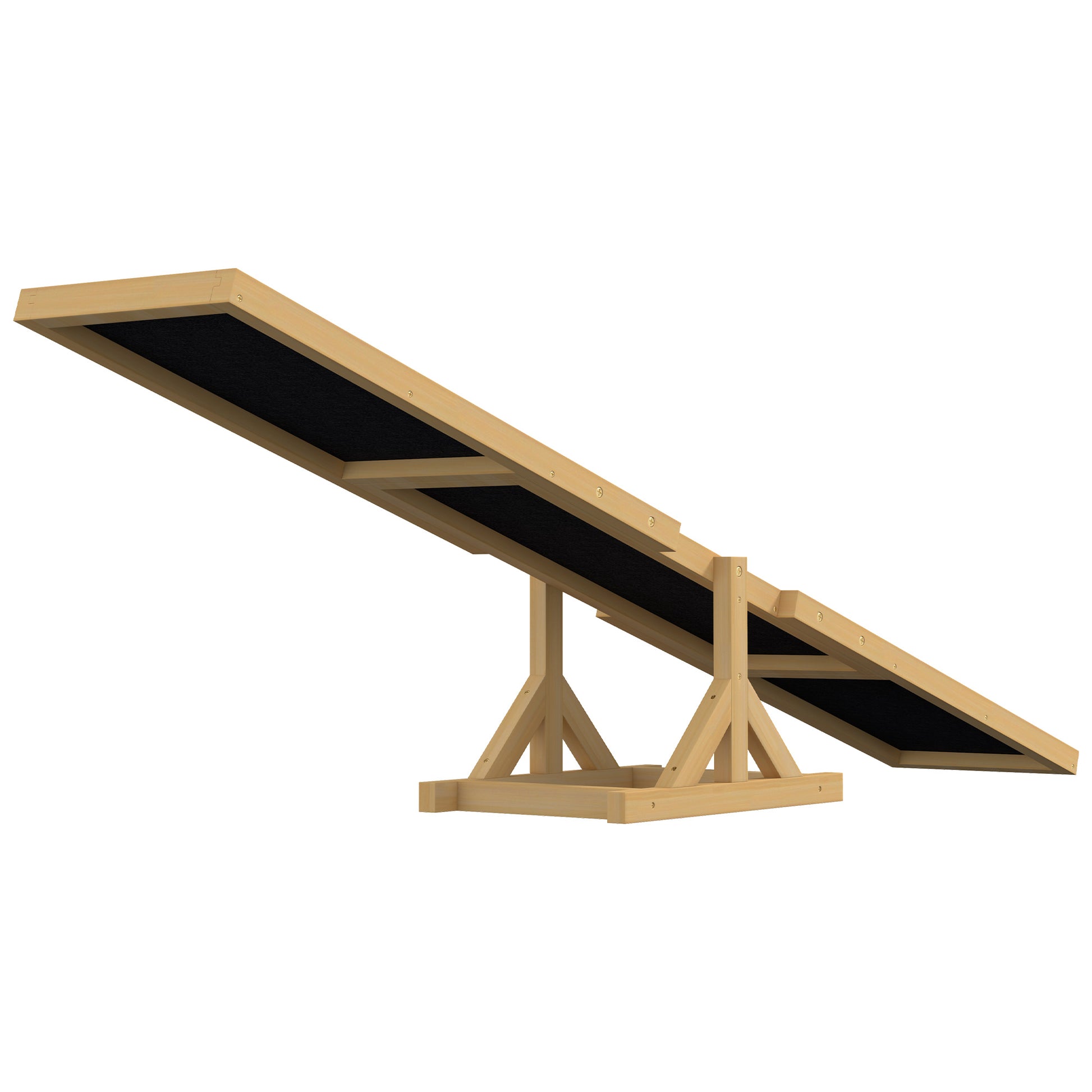 Pet Seesaw: Wooden Dog Training Equipment for Active Play