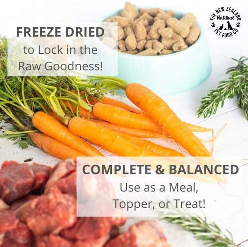 WOOF Wild Brushtail Freeze-Dried Raw Dog Food: High Protein Mixer, Topper, or Treat - 2.2 LB