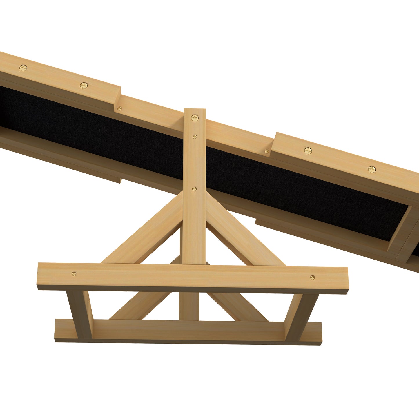 Pet Seesaw: Wooden Dog Training Equipment for Active Play