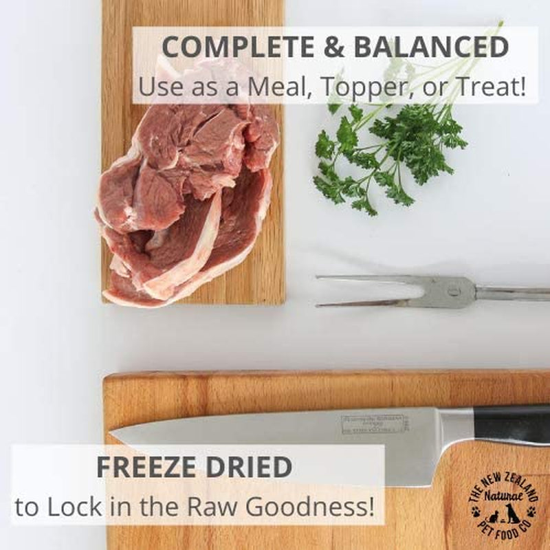 Meow Beef & Hoki Freeze-Dried Raw Cat Food: High Protein, Natural, Limited Ingredient Mixer, Topper, or Treat - 9.9 Oz
