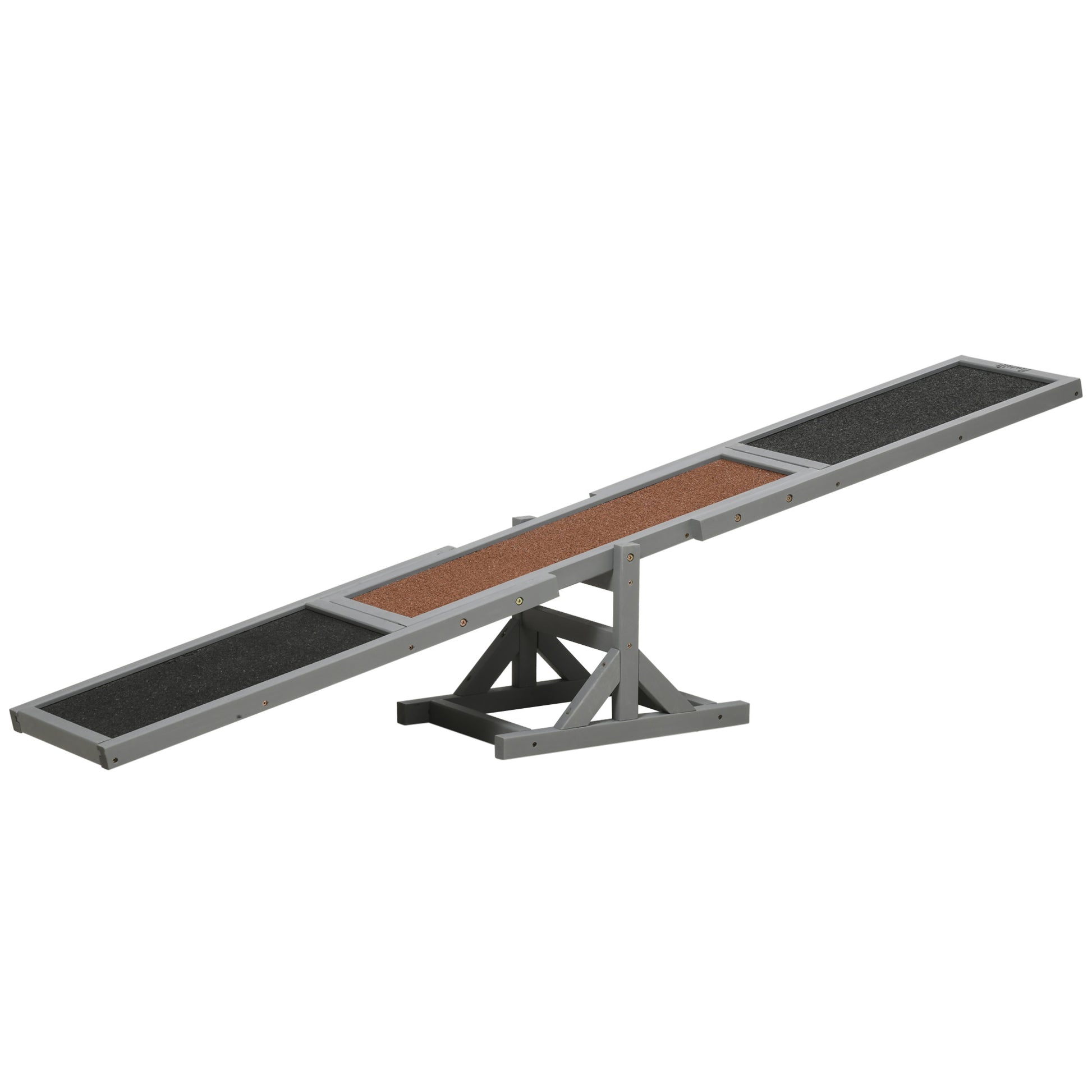 Pet Seesaw: Wooden Dog Training Equipment for Active Play
