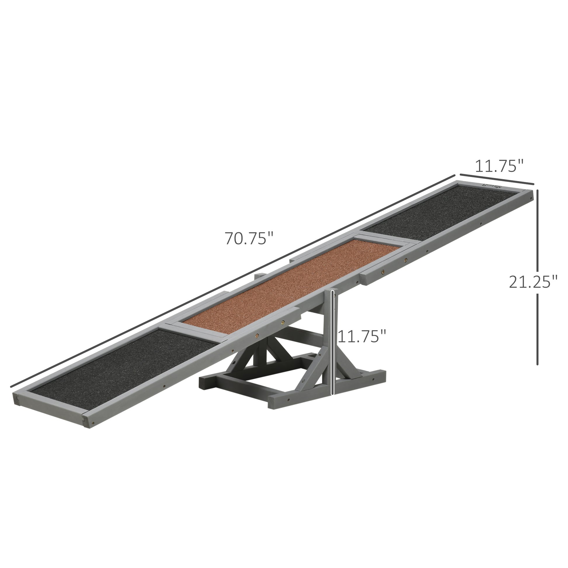 Pet Seesaw: Wooden Dog Training Equipment for Active Play