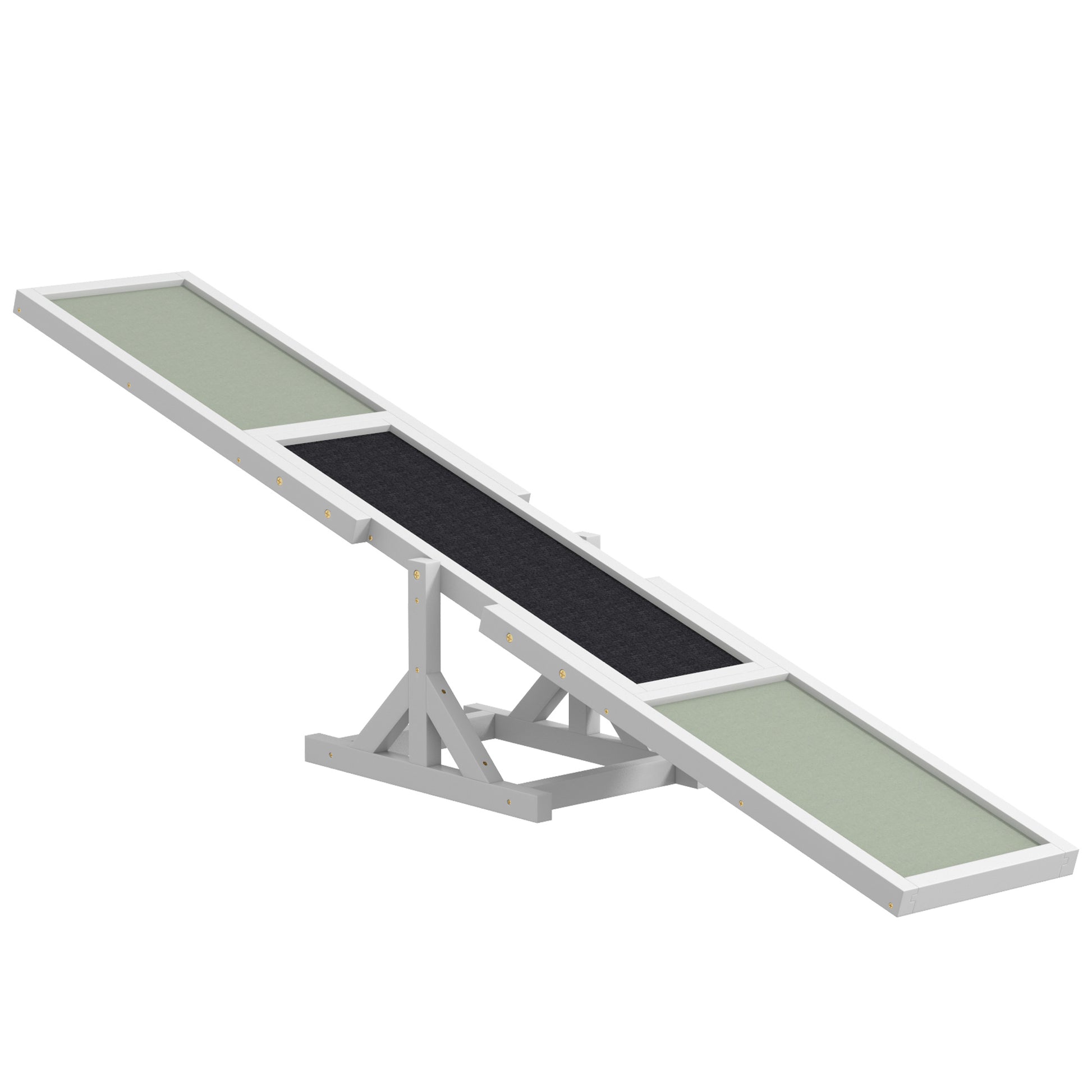 Pet Seesaw: Wooden Dog Training Equipment for Active Play