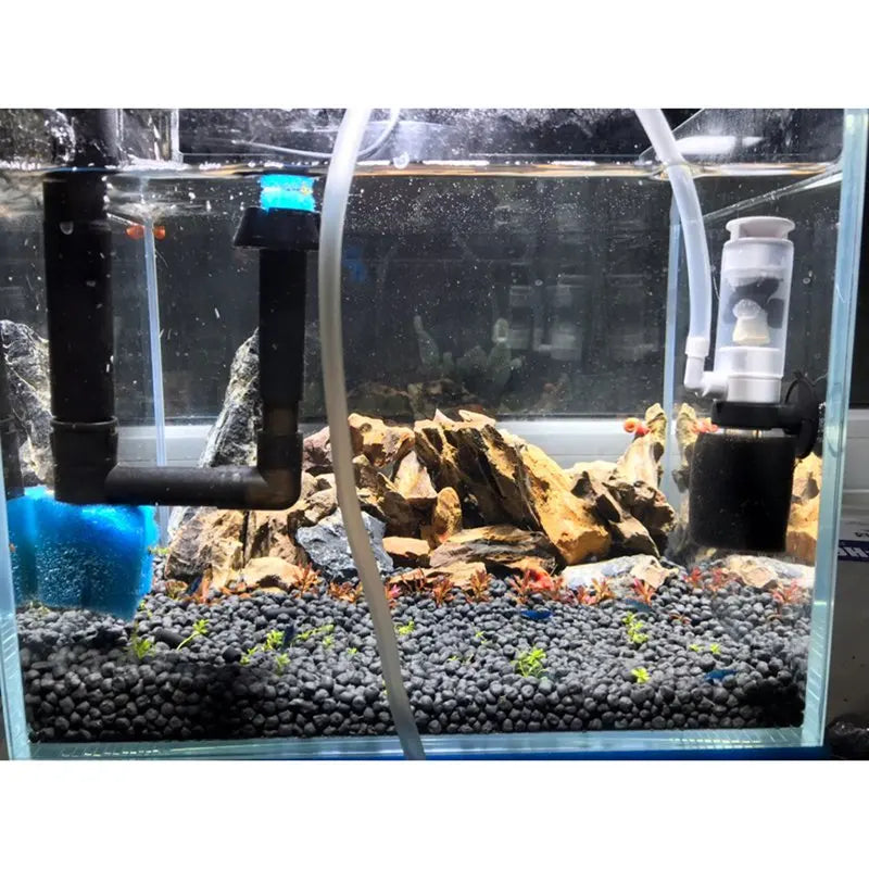 Ultra-Quiet Mini External Filter: Aquarium Oxygen Pump Accessory, Submersible