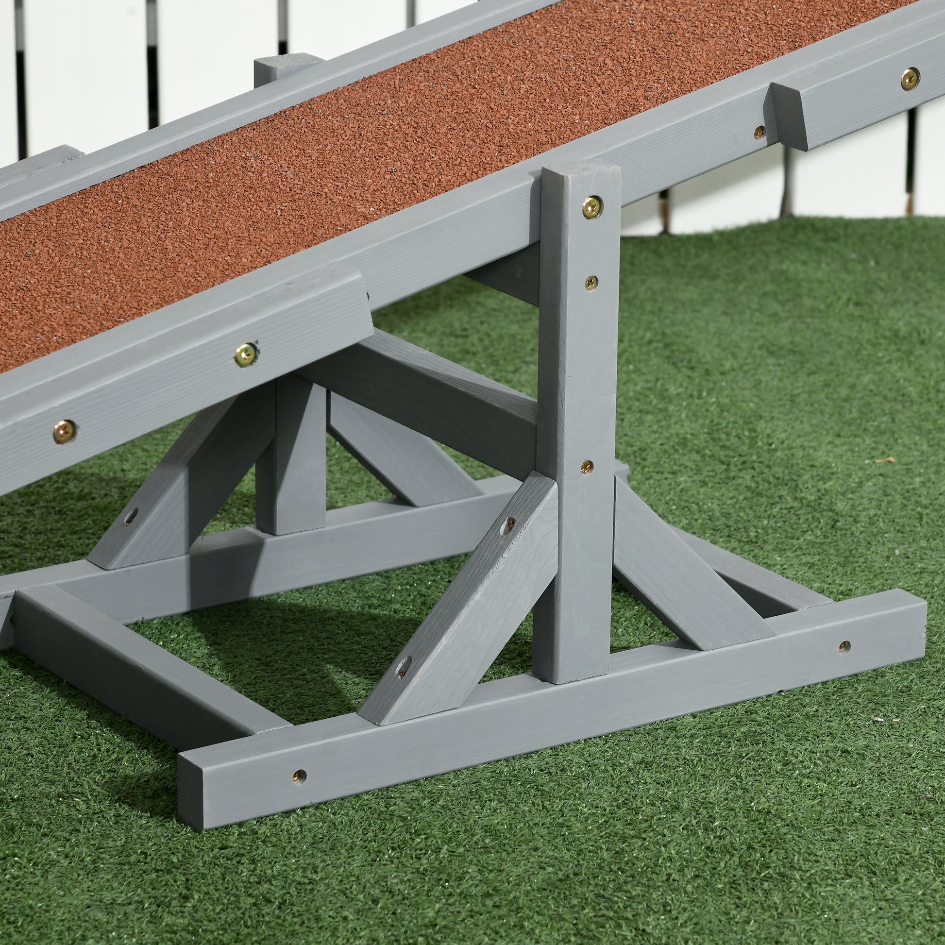 Pet Seesaw: Wooden Dog Training Equipment for Active Play