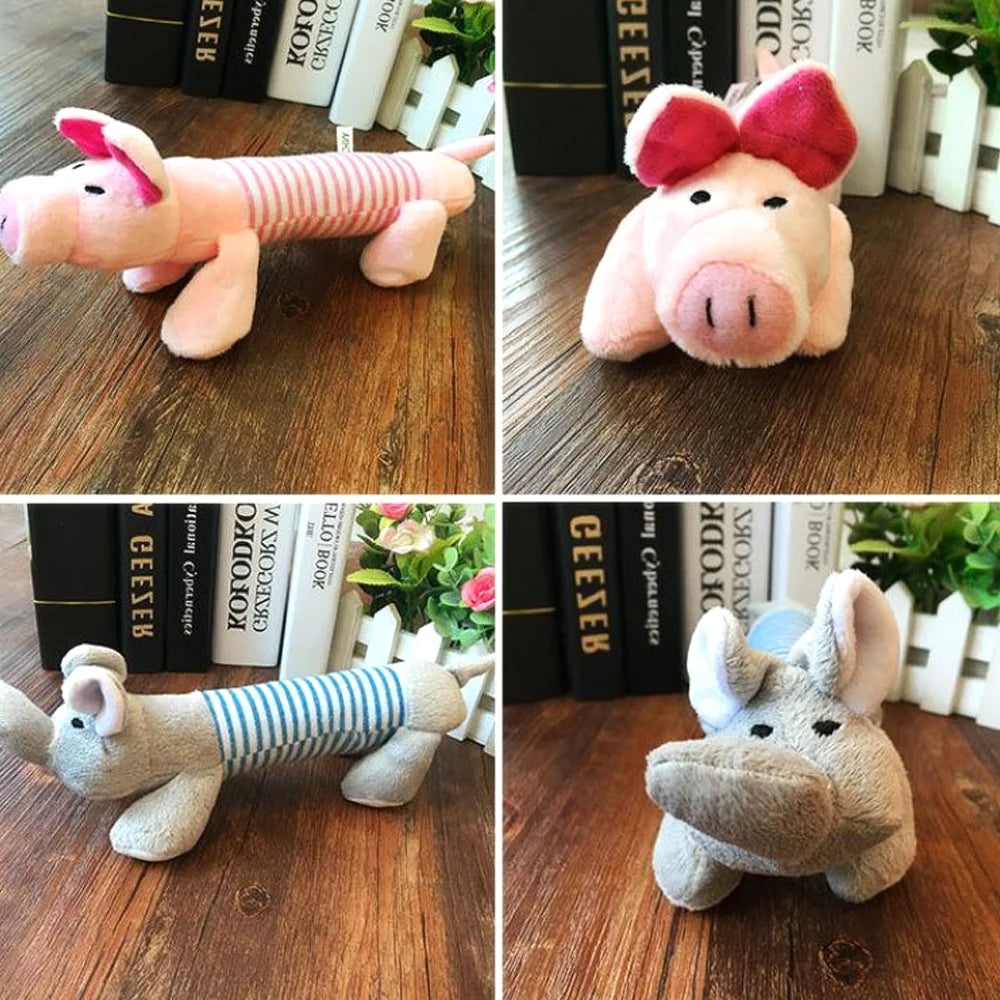 Squeaky Plush Dog Toy: Durable, Funny Chew Toy for Pets