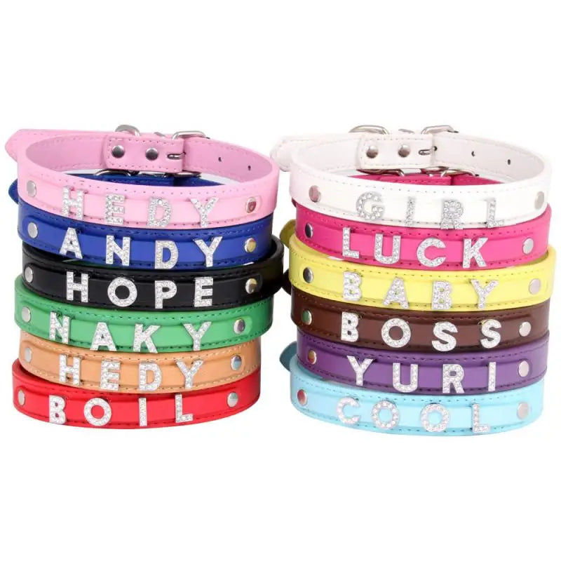 PU Leather Pet Collars